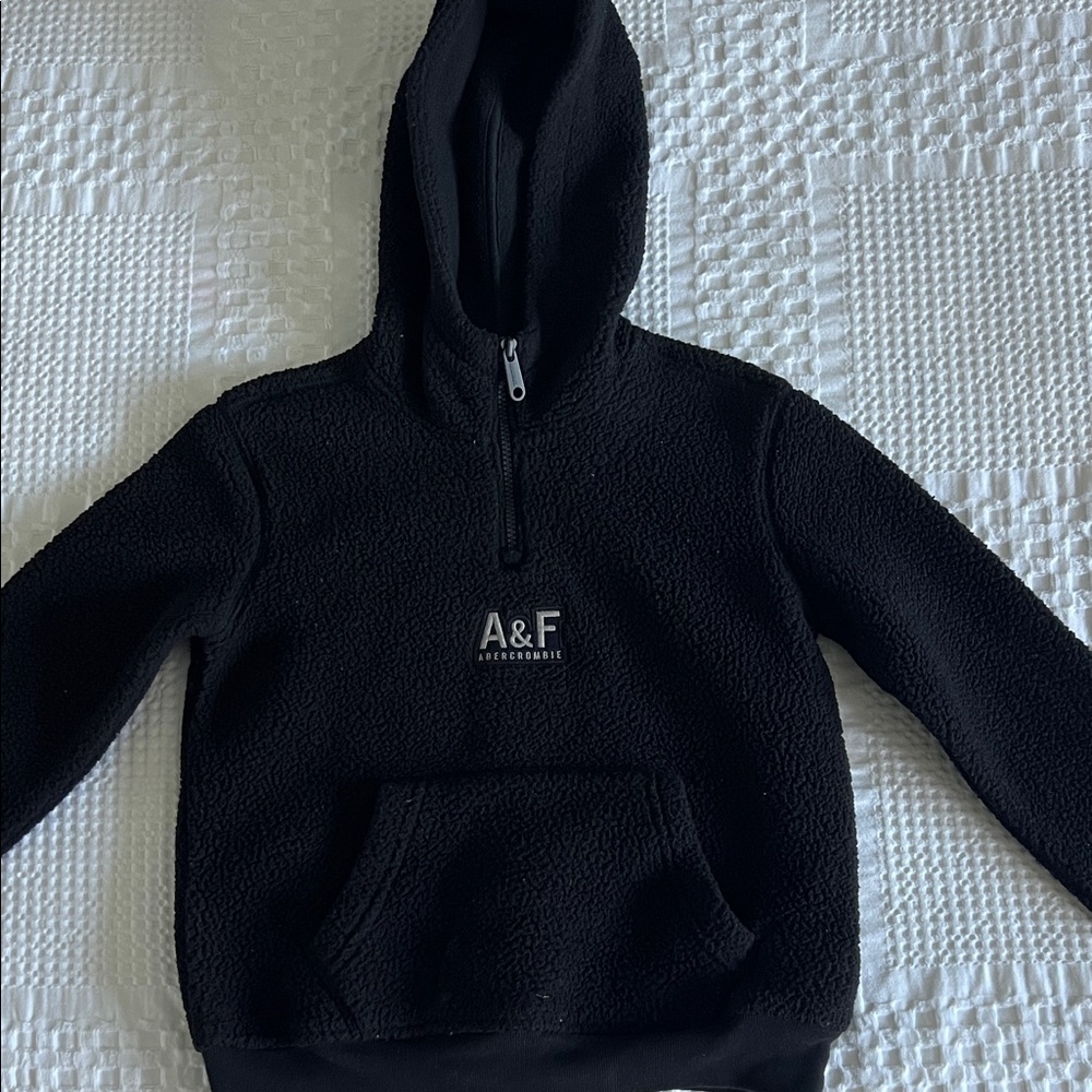 A&F Black Fleece Sherpa Hoodie